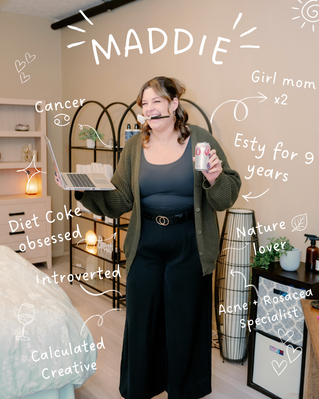 Maddie, founder of Lunar Bloom Esthetics